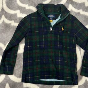Ralph Lauren Navy/Boue plaid sweater